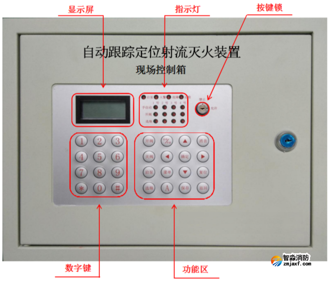 消防炮現(xiàn)場控制箱安裝位置